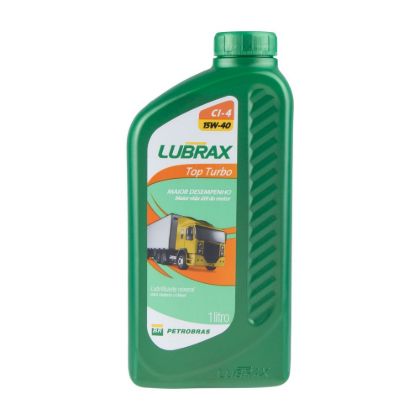 Óleo de Motor Lubrax Top Turbo 15W40 Mineral CI-4 1L